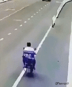 Humour - Fun Transports Scooter Accident Gamelles Fail 