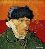 Humour - Fun Morphing - Ressemblance Artistes peintre confinement covid art recréations Getty challenge Van Gogh 