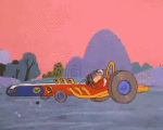 Multimedia Cartoons TV Filme Wacky Races Motors Race Video GIF - 10 