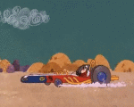Multimedia Dibujos animados TV Peliculas Los Autos Locos Motors Race Video GIF - 04 