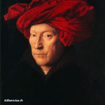 Humor -  Fun Morphing - Look Like Painters artists containment covid art recreations Getty challenge - Jan Van Eyck 