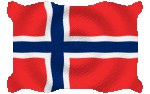 Banderas Europa Noruega Ondulación 