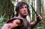 Rambo-Humour - Fun Morphing - Ressemblance Cinéma - Héros confinement covid  art recréations Getty challenge Rambo