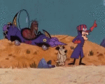 Multi Média Dessins Animés TV Cinéma Les Fous du volant Motors Race Video GIF - 04 
