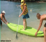 Umorismo -  Fun Sportivo Paddle Cadute - Fail 