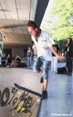 Umorismo -  Fun Sportivo Skateboard Free Style Fail 02 