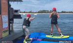 Umorismo -  Fun Sportivo Sci d'acqua Wakeboard Gamelle Fail 