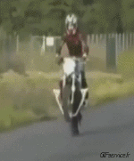 Humor -  Fun Transport Motorcycles Road - Fail 