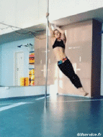 Humor -  Fun MENSCHEN Akrobatik Pole Dance Fun Win 
