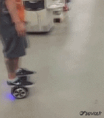 Humour - Fun PERSONNAGES Hoverboard Gamelle Fail 01 