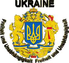 Drapeaux Europe Ukraine Freiheit und Unabhängigkeit 