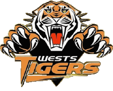 Sports Rugby Club Logo Australie Wests Tigers 