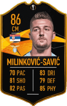 Multimedia Vídeo Juegos F I F A - Jugadores  cartas Serbia Sergej Milinkovic-Savic 