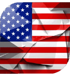 Bandiere America U.S.A - Nazionale Quadrato 