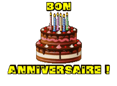 Messagi Francese Bon Anniversaire Gateaux 001 