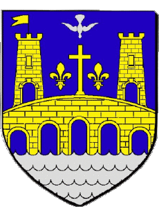 Fahnen Frankreich Abteilungen - Städte 30 PONT SAINT ESPRIT 