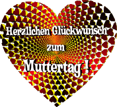 Messages Allemand Herzlichen Glückwunsch zum Muttertag 018 