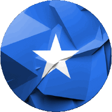 Flags Africa Somalia Rond 