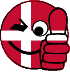 Flags Europe Denmark Smiley-01 