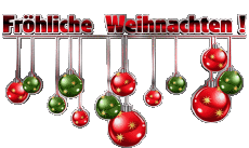Mensajes Alemán Fröhliche  Weihnachten Serie 07 