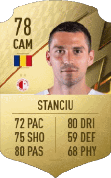 Sport F I F A - Karten Spieler Rumänien Nicolae Stanciu 