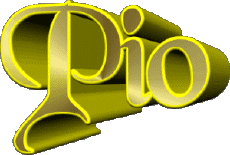 Vorname MANN - Italien P Pio 