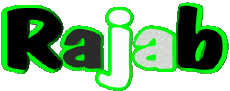 Nombre MASCULINO - Magreb Musulmán R Rajab 