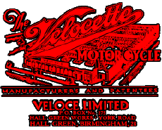 Transport MOTORRÄDER Velocette Logo 