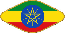 Flags Africa Ethiopia Oval 02 