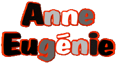Nome FEMMINILE - Francia A Composto Anne Eugénie 