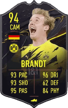 Multimedia Videogiochi F I F A - Giocatori carte Germania Julian Brandt 