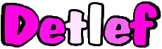 Nombre MASCULINO - Alemania D Detlef 