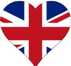 Flags Europe UK Heart 