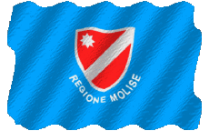 Drapeaux Europe Italie Molise Ondulation 