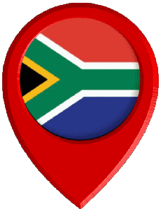 Bandiere Africa Sud Africa Perno di posizione 