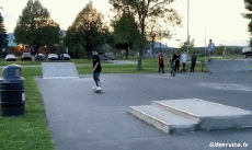Humour - Fun Sports Skateboard Free Style Gamelle Fail 01 