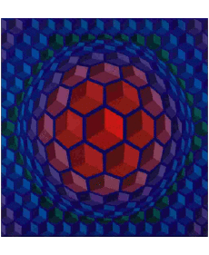Humor -  Fun Artists Painter Victor Vasarely 