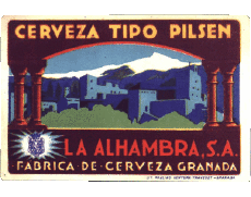 Bebidas Cervezas España Alhambra 