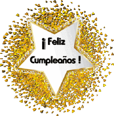 Messages Spanish Feliz Cumpleaños Globos - Confeti 011 