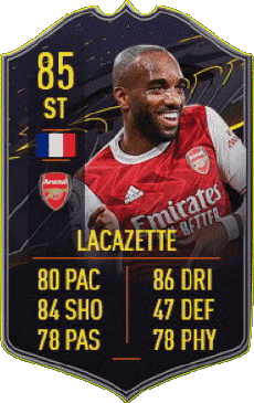 Multimedia Videospiele F I F A - Karten Spieler Frankreich Alexandre Lacazette 