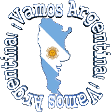 Nachrichten Spanisch Vamos Argentina Bandera 