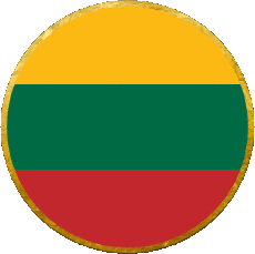 Bandiere Europa Lituania Tondo 