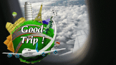 Mensajes Inglés Good Trip Fondo animado 002 