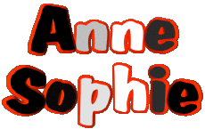 Vorname WEIBLICH - Frankreich A Zusammengesetzter Anne Sophie 