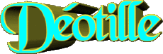 First Names FEMININE - France D Déotille 