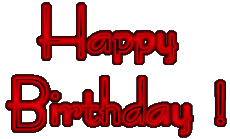 Messagi Inglese Happy Birthday Fluo - Neon 001 