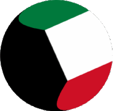 Flags Asia Kuwait Sphere - Cube 