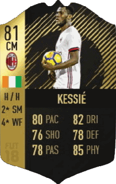 Multi Média Jeux Vidéo F I F A - Joueurs Cartes Côte d Ivoire Franck Yannick Kessié 