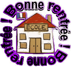 Messages French Bonne Rentrée Transparent Background 06 