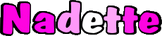 Prénoms FEMININ - France N Nadette 